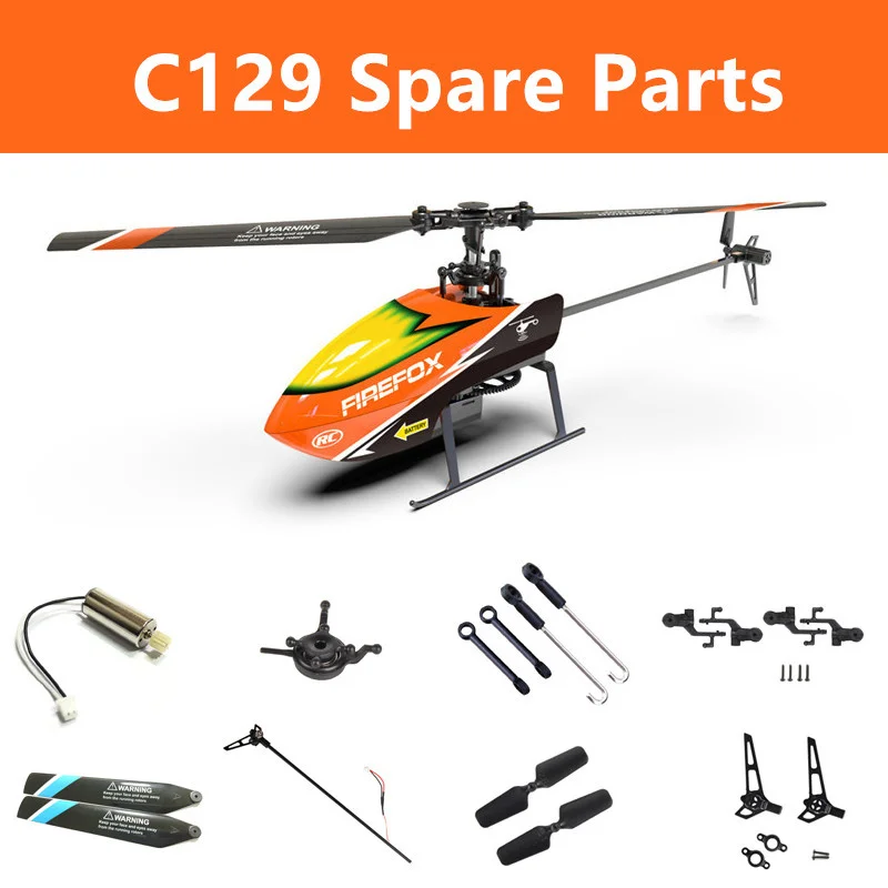 Rc Helicopter Coaxial - Ersatzteilliste für FIREFOX C129 4CH RC