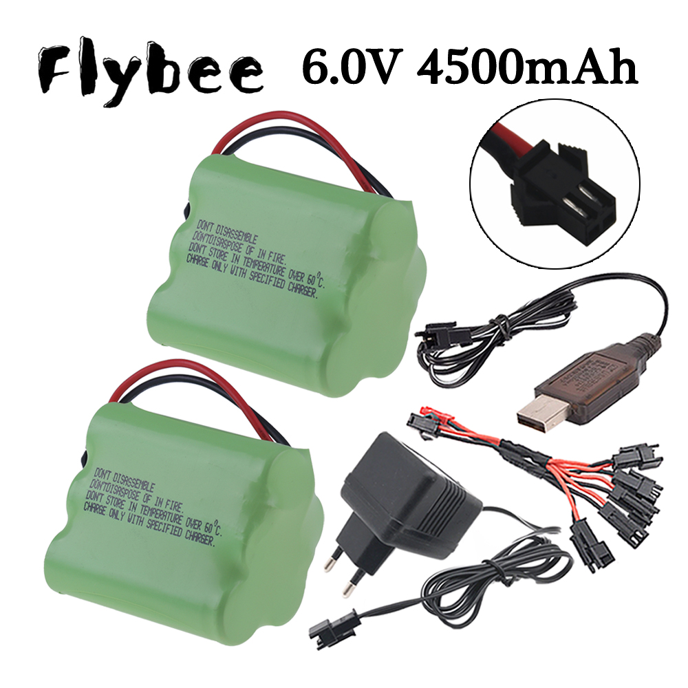 Rc Helicopter Charger - 6V 4500mAh Ni-MH Akku SM Stecker