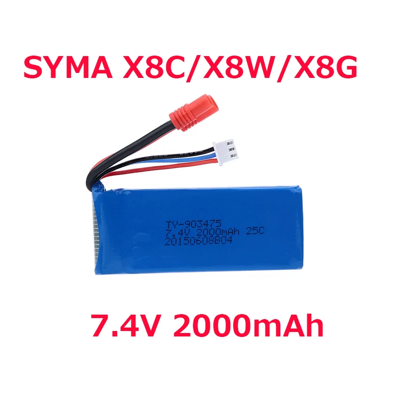 Rc Helicopter Coaxial - 7,4 V 2000 mAh Akku (runder