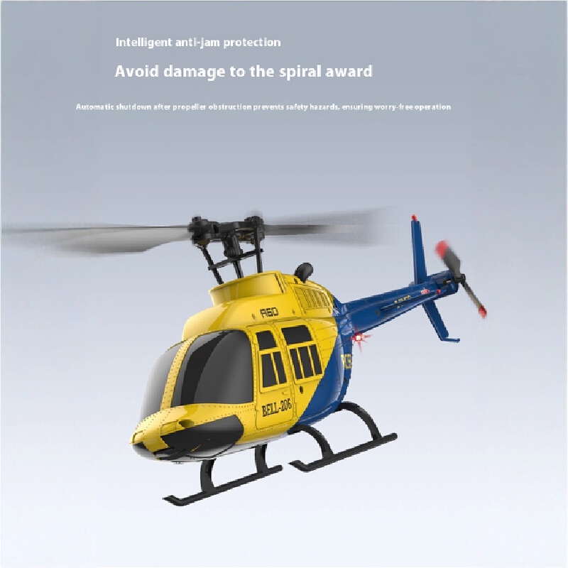 Rc Helicopter Single Rotor - A60 1/42 Skala Vierkanal-Einzelrotor Keine Klappen
