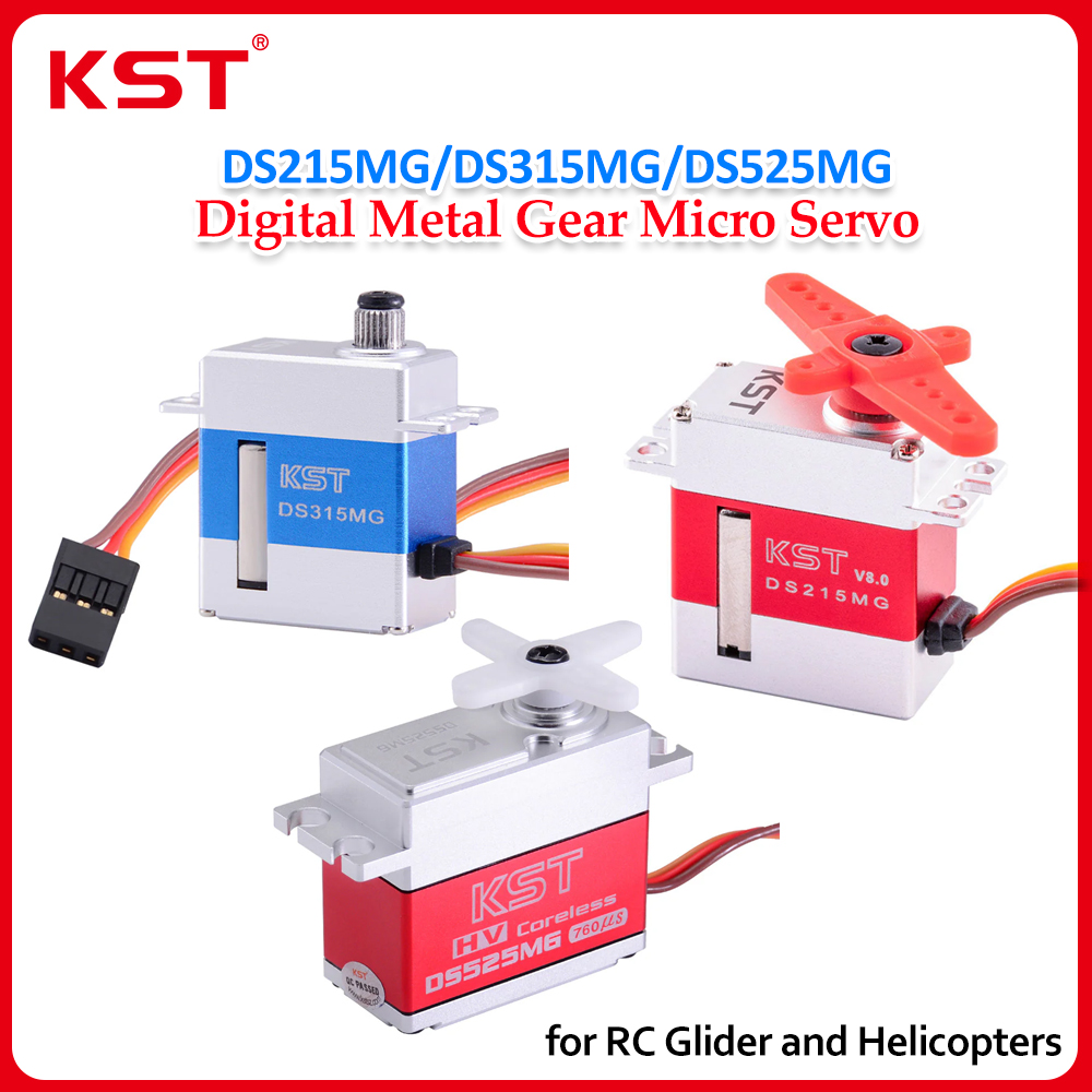 Rc Helicopter Servo - KST DS215MG/ DS315MG /DS525MG V8.0 Digital