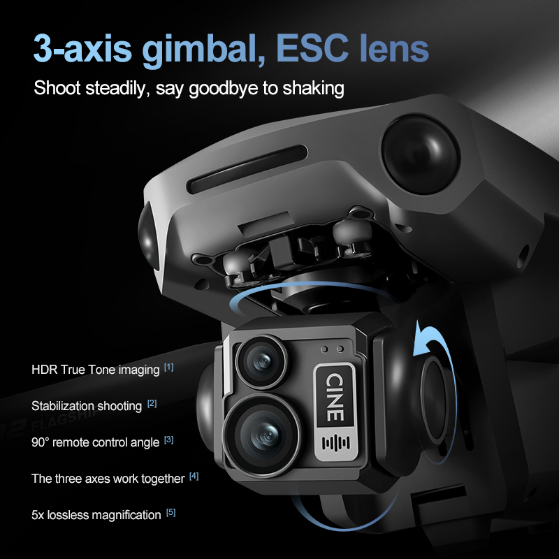 8K 3-Achsen-Gimbal Bürstenlose – Rc Helicopter Case Bewertung und Preis