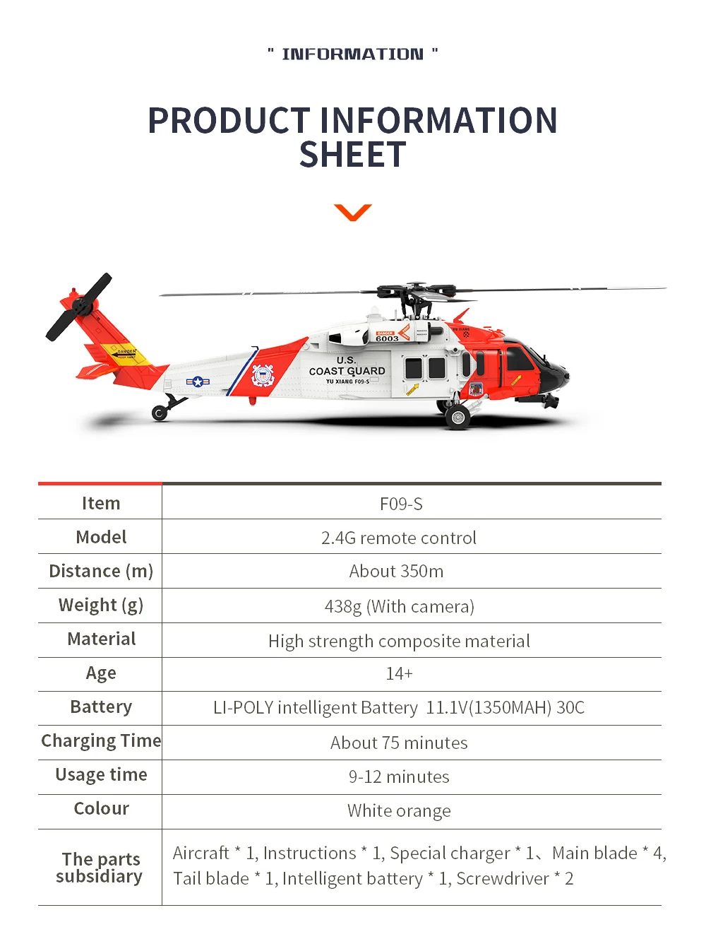 YU XIANG F09-S Batterie 6CH UH – Rc Helicopter Bag Bewertung und Preis