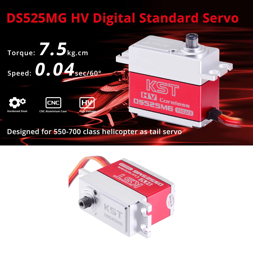 KST DS215MG/ DS315MG /DS525MG  – Rc Helicopter Servo Bewertung und Preis