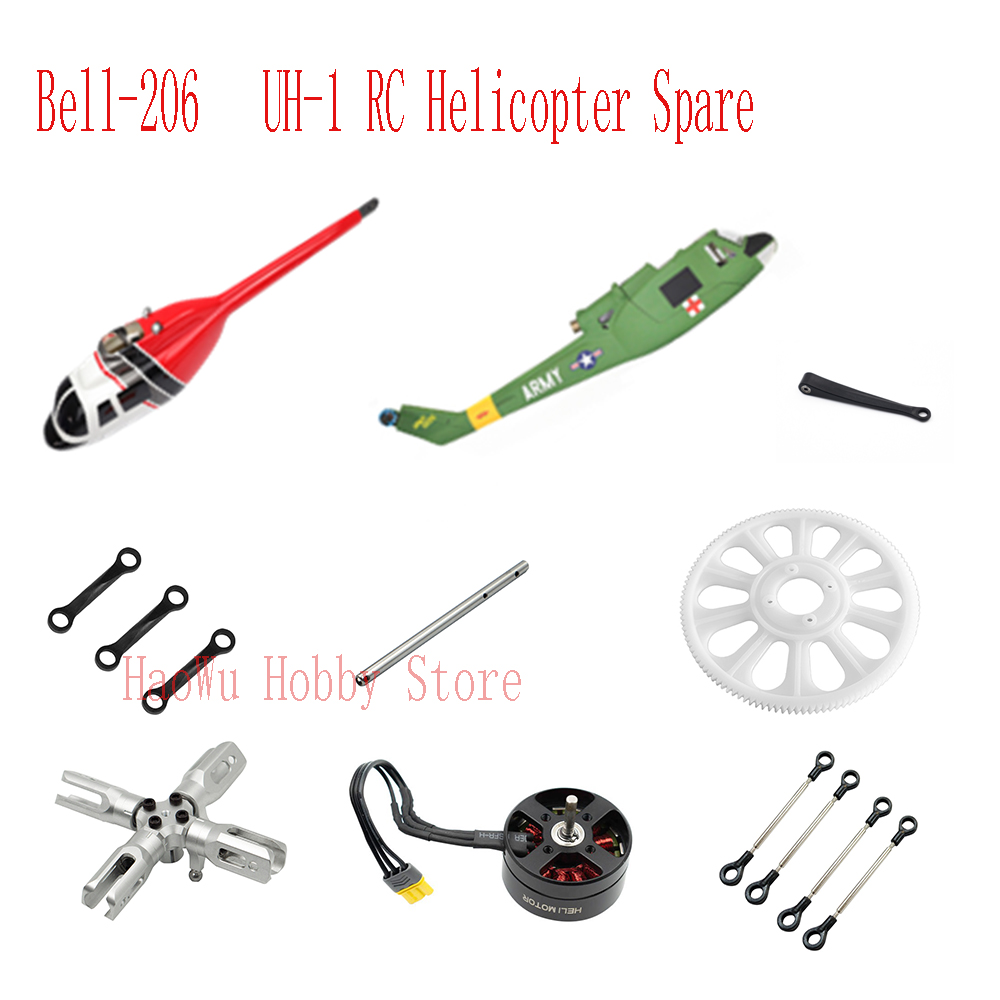 Flywing bell206 UH1 Bell-206 U – Rc Helicopter Coaxial Bewertung und Preis